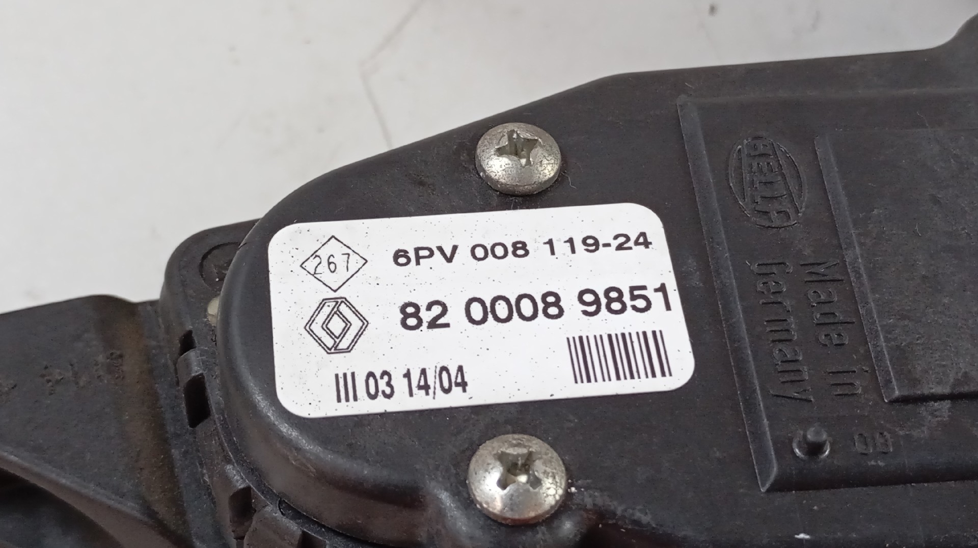 Pedal Acelerador RENAULT CLIO II Caixa (SB0/1/2_) | 98 -  Imagem-4