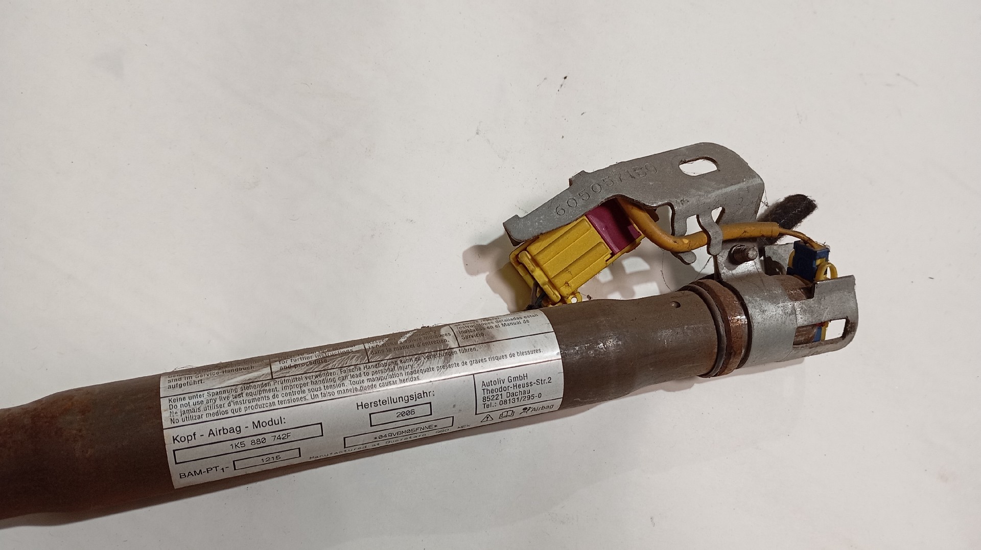 Curtain Airbag VOLKSWAGEN JETTA Se TDI 140 Imagem-5