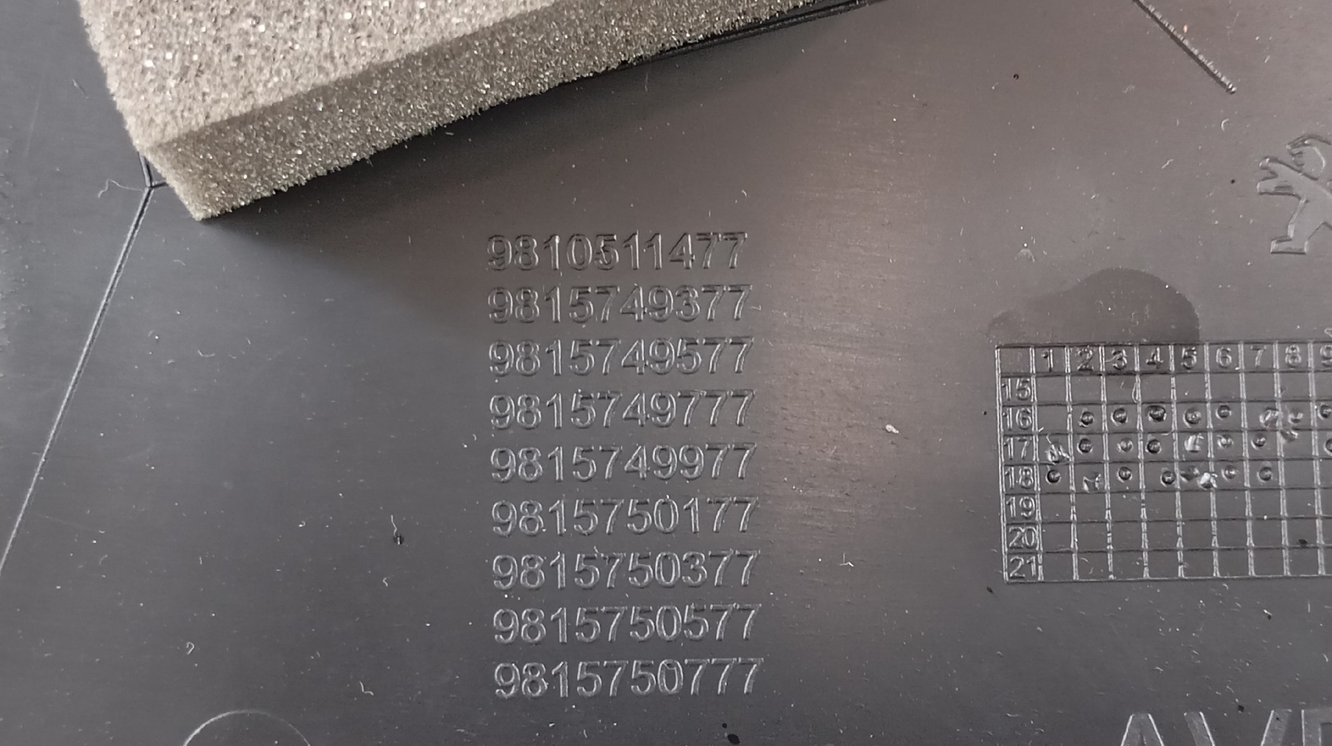 Quartela / Forra Porta Frente Direita PEUGEOT 3008 SUV (M_) | 16 -  Imagem-4