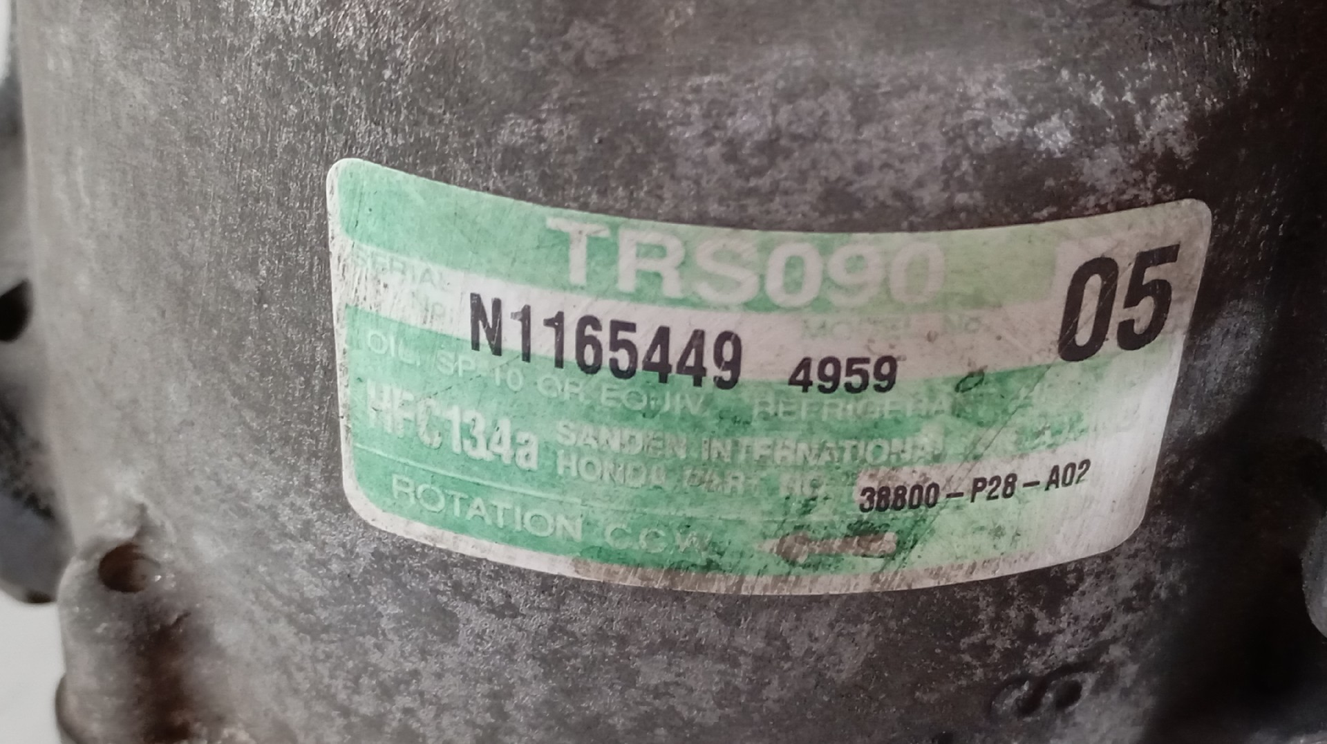 Compressor do Ar Condicionado HONDA CIVIC VI Aerodeck (MB, MC) | 98 - 01 Imagem-2