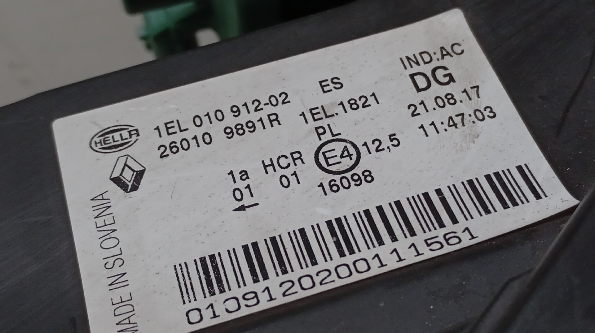 Ótica Direita RENAULT ZOE Imagem-3