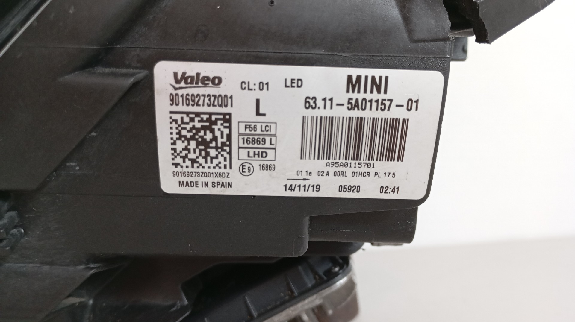 Left Headlight Xenon MINI COOPER SE Imagem-5