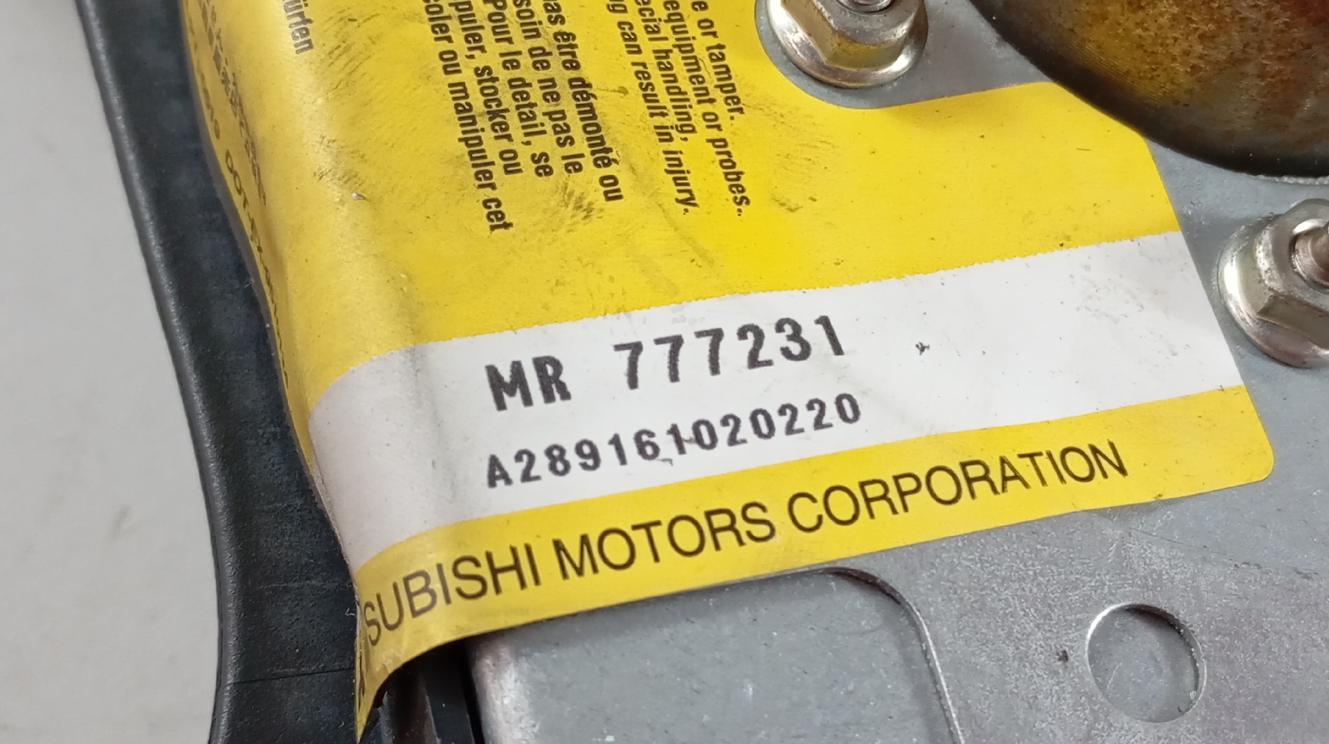 Airbag Volante MITSUBISHI CARISMA HATCHBACK Imagem-3