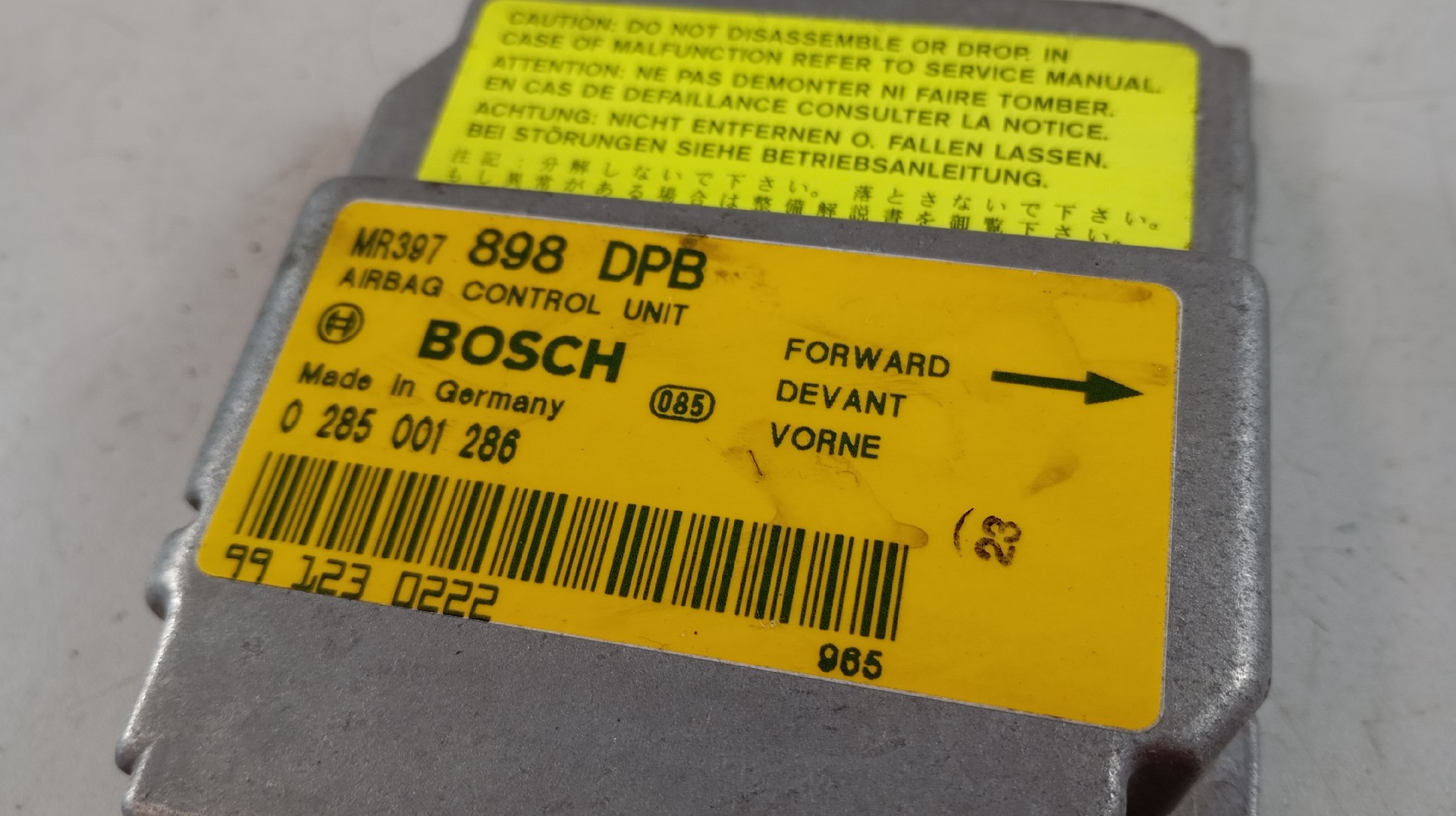 Centralita Airbags MITSUBISHI CARISMA HATCHBACK Imagem-1