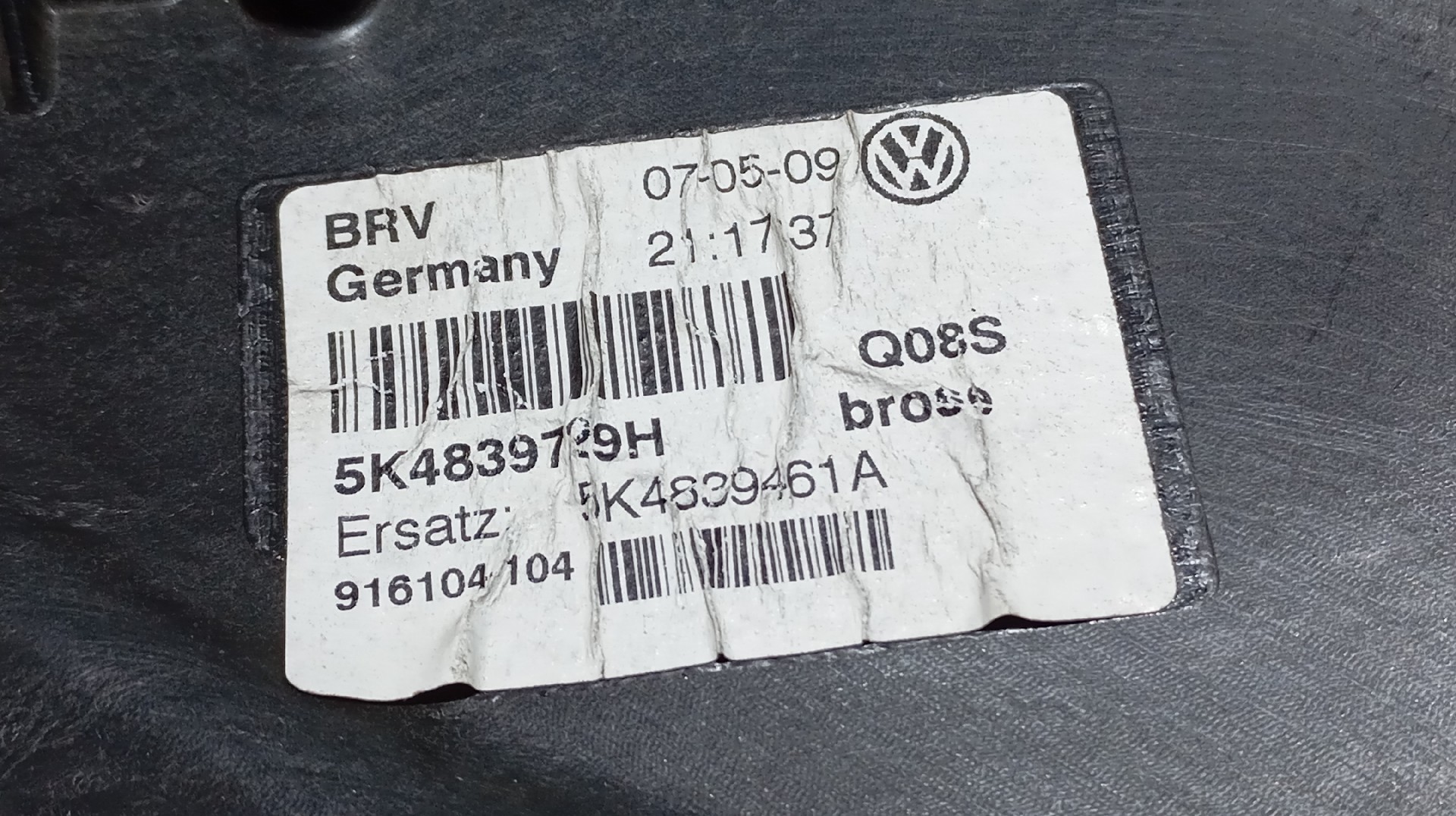 Elevador Traseiro Esquerdo VOLKSWAGEN GOLF V (1K1) | 03 - 09 Imagem-1