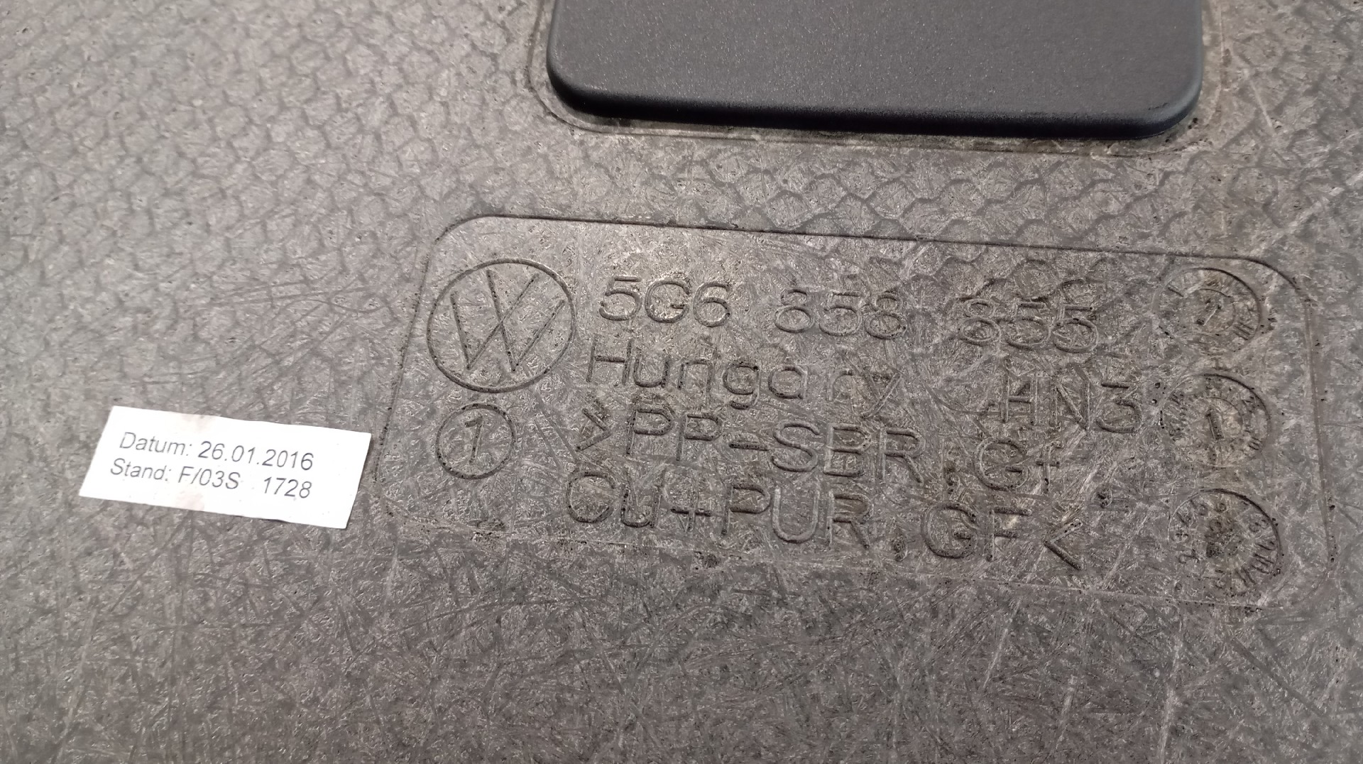 Forra Interior Fundo Bagageira  VOLKSWAGEN GOLF VII (5G1, BQ1, BE1, BE2) | 12 -  Imagem-2