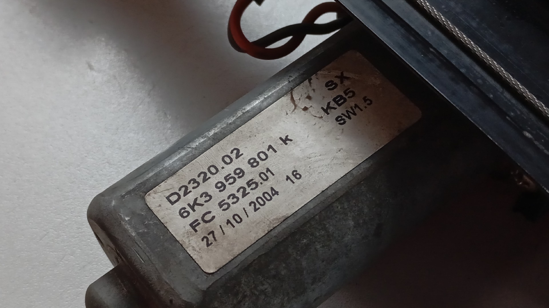 Motor Elevador Vidro Frente Esquerdo SEAT IBIZA II (6K1) | 93 - 02 Imagem-1