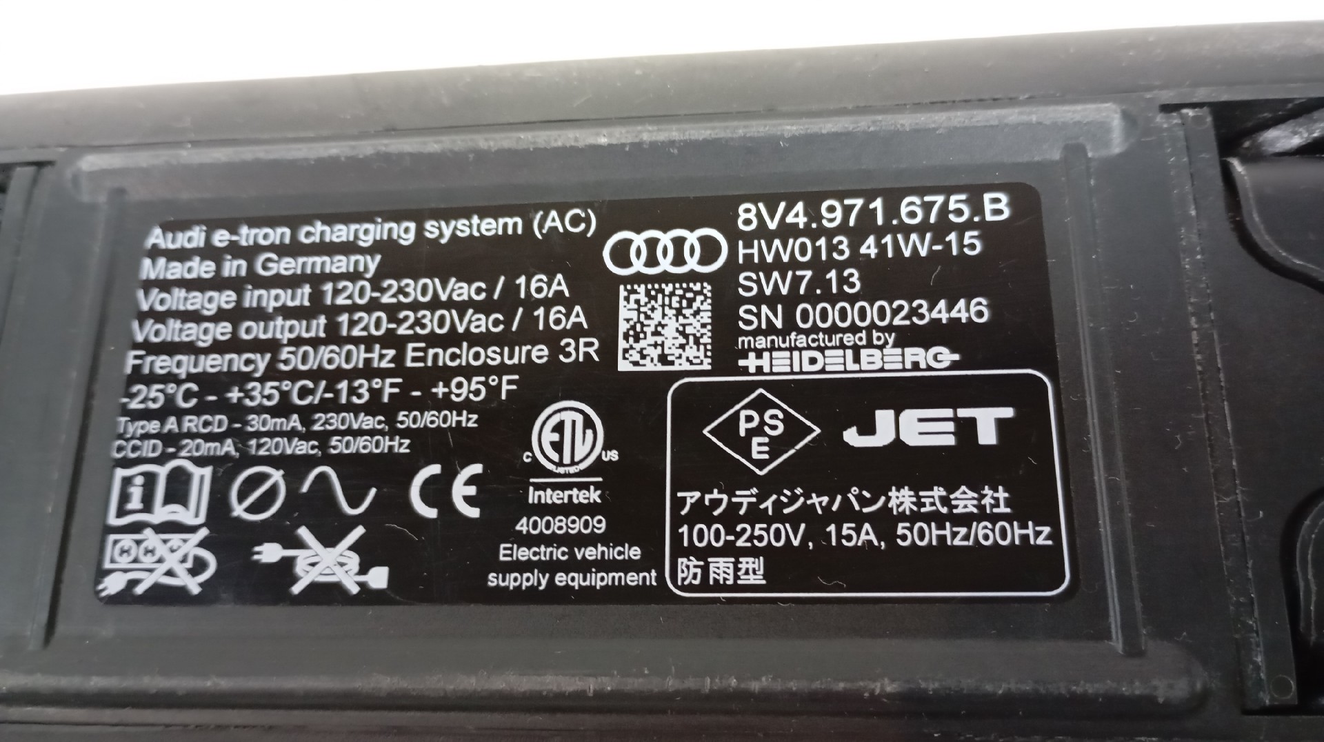 Cabo Carregamento AUDI A3 Sportback (8VA, 8VF) | 12 -  Imagem-3