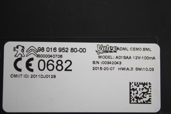 Módulo Confort PEUGEOT 508 RXH Imagem-3