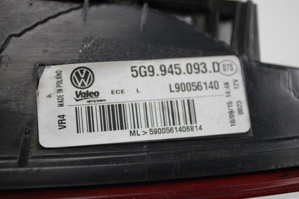 Farolim Stop Mala Esquerdo  VOLKSWAGEN GOLF VII Van (5G1) | 12 -  Imagem-3