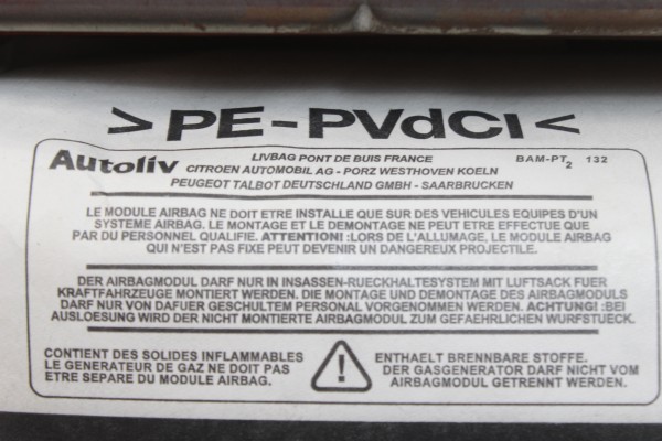 Airbag Passageiro PEUGEOT 607 (9D, 9U) | 00 -  Imagem-2