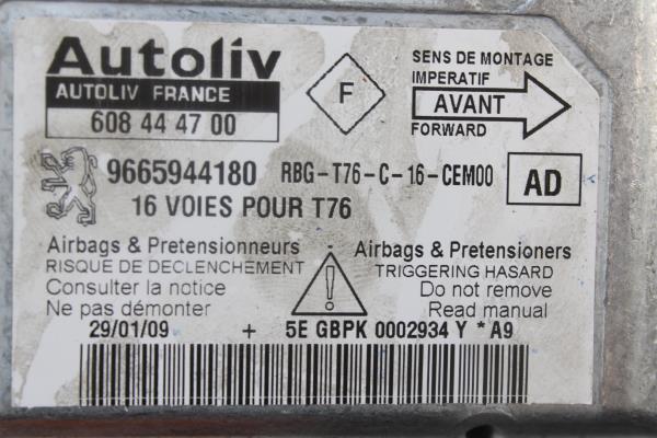 Centralina de Airbags PEUGEOT 308 CC (4B_) | 09 - 15 Imagem-2
