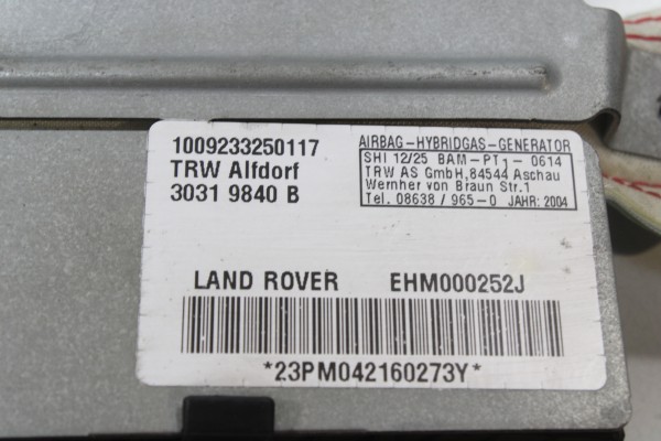 Airbag Traseiro Esquerdo LAND ROVER RANGE ROVER III (L322) | 02 - 12 Imagem-1