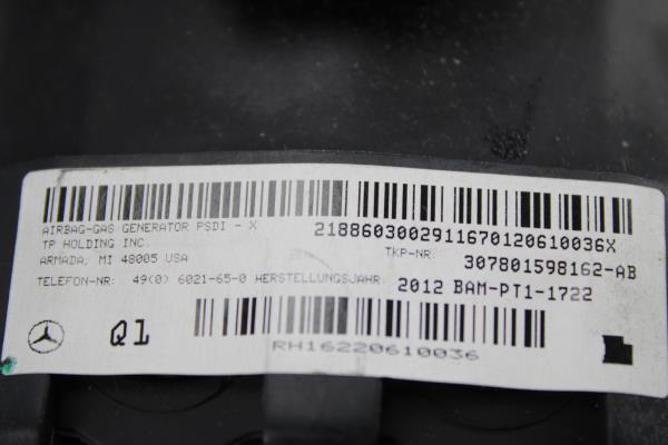 Driver Airbag MERCEDES-BENZ E 220 CDI Imagem-4