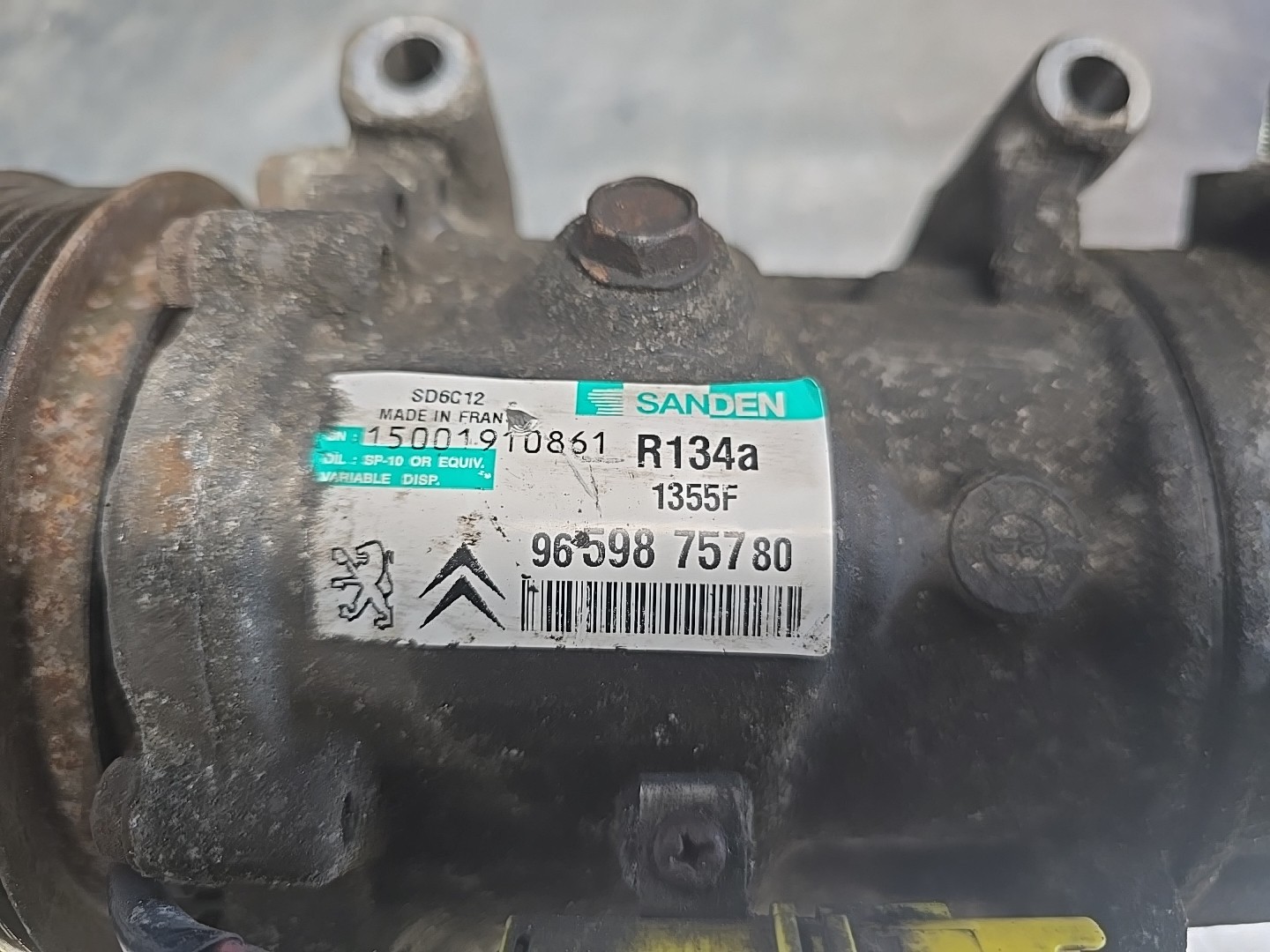 Compressor do Ar condicionado PEUGEOT 207 (WA_, WC_) | 06 - 15 Imagem-1