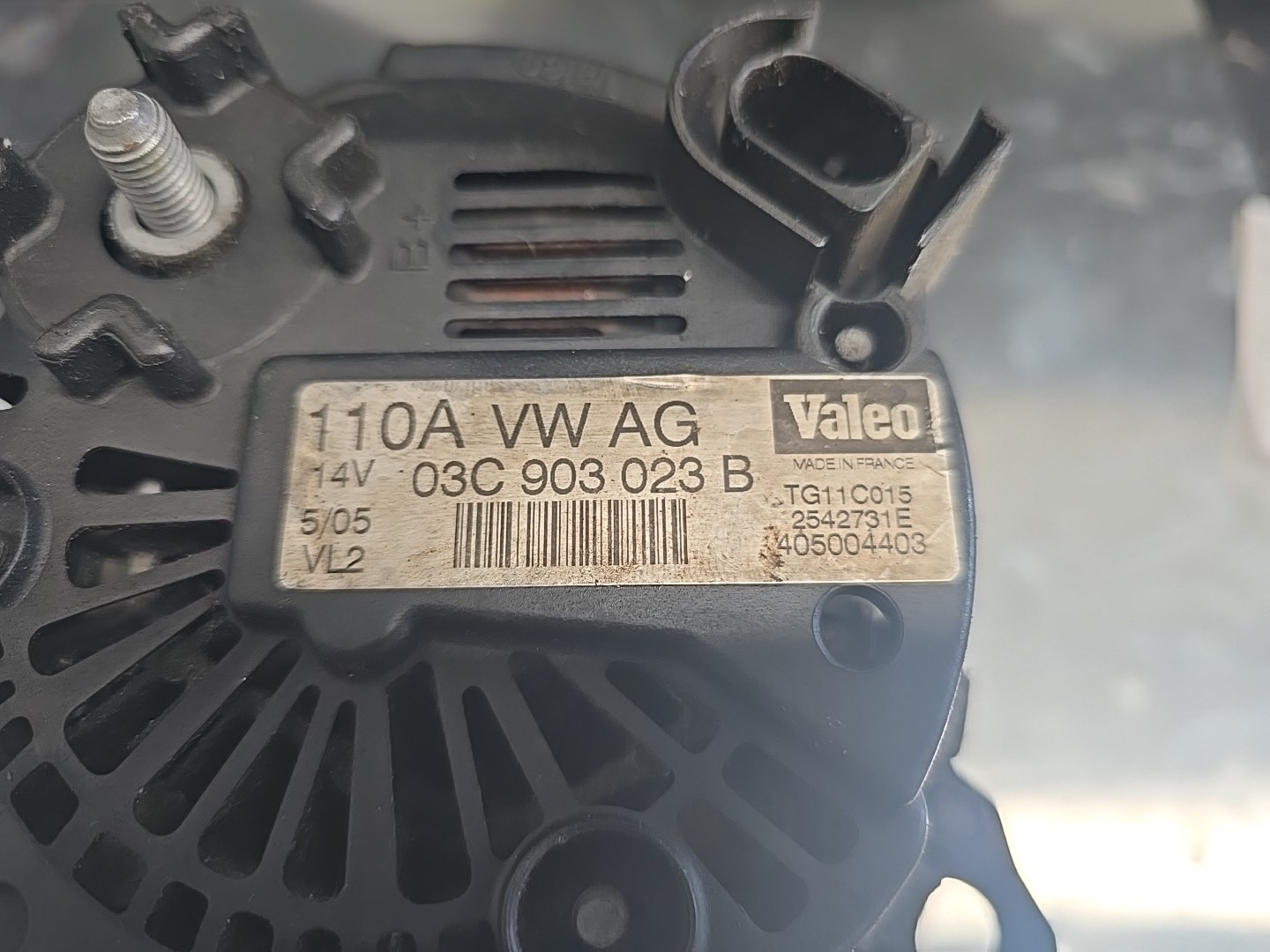 Alternador VOLKSWAGEN GOLF V (1K1) | 03 - 09 Imagem-4