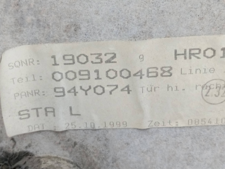 Forra Porta Trás Direita OPEL ASTRA G Caixa (F70) | 98 - 05 Imagem-2