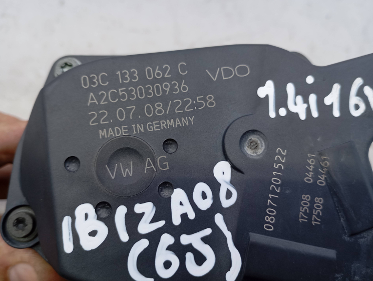 Corpo Admissão / Borboleta SEAT IBIZA IV (6J5, 6P1) | 08 - 17 Imagem-6