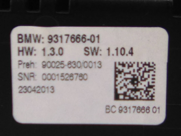 Climatronic BMW 5 (F10) | 09 - 16 Imagem-4