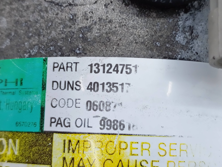 Compressor Ar Condicionado OPEL ASTRA H GTC (A04) | 05 - 10 Imagem-3