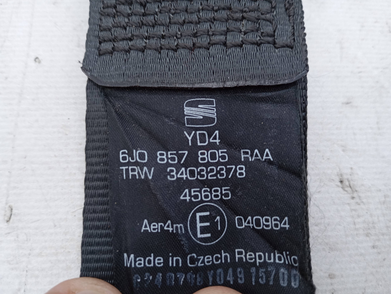 Cinto Trás Esquerdo SEAT IBIZA IV (6J5, 6P1) | 08 - 17 Imagem-4