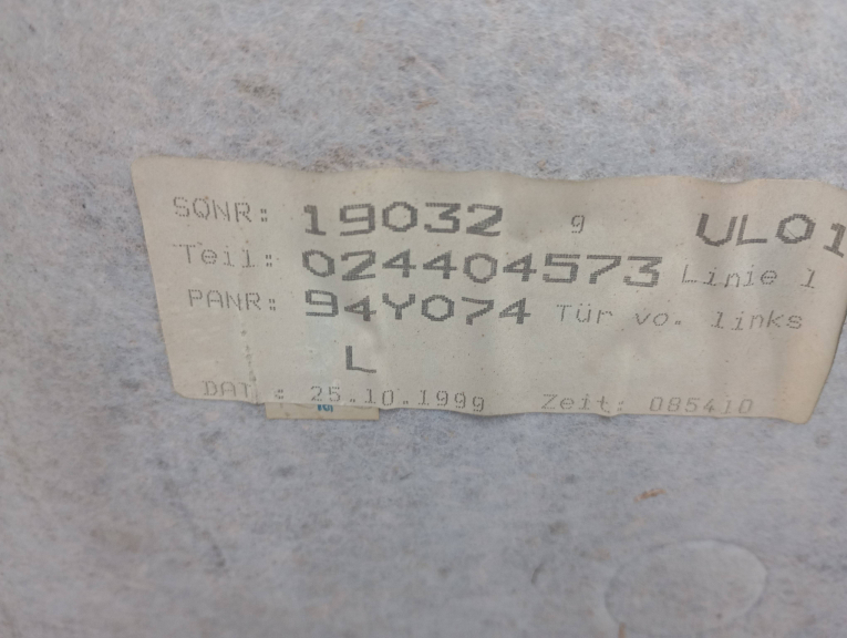 Forra Porta Frente Esquerda OPEL ASTRA G Caixa (F70) | 98 - 05 Imagem-2