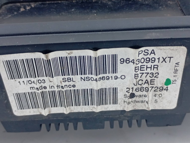 Climatronic PEUGEOT 307 (3A/C) | 00 - 12 Imagem-2