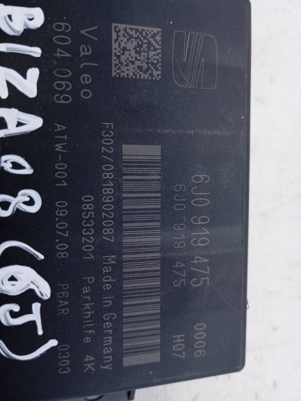 Módulo Sensores Estacionamento SEAT IBIZA IV (6J5, 6P1) | 08 - 17 Imagem-3