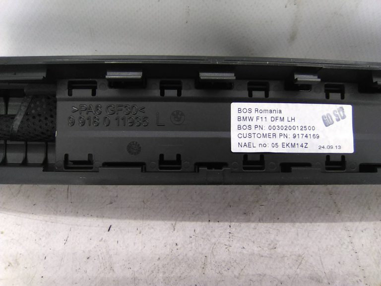 Cortina Vidro Porta Trás Esquerda BMW 5 Touring (F11) | 09 - 17 Imagem-2