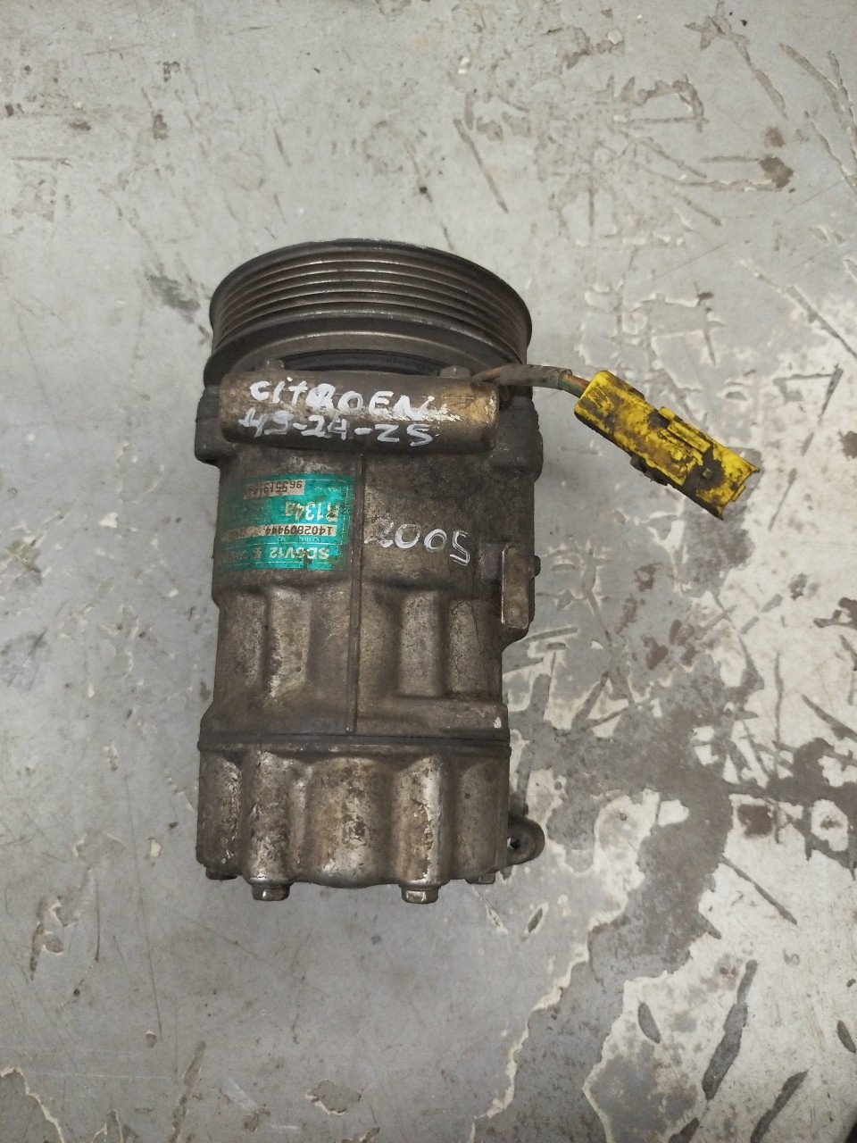 Compressor do Ar condicionado CITROEN C3 I  de 2002 a 0