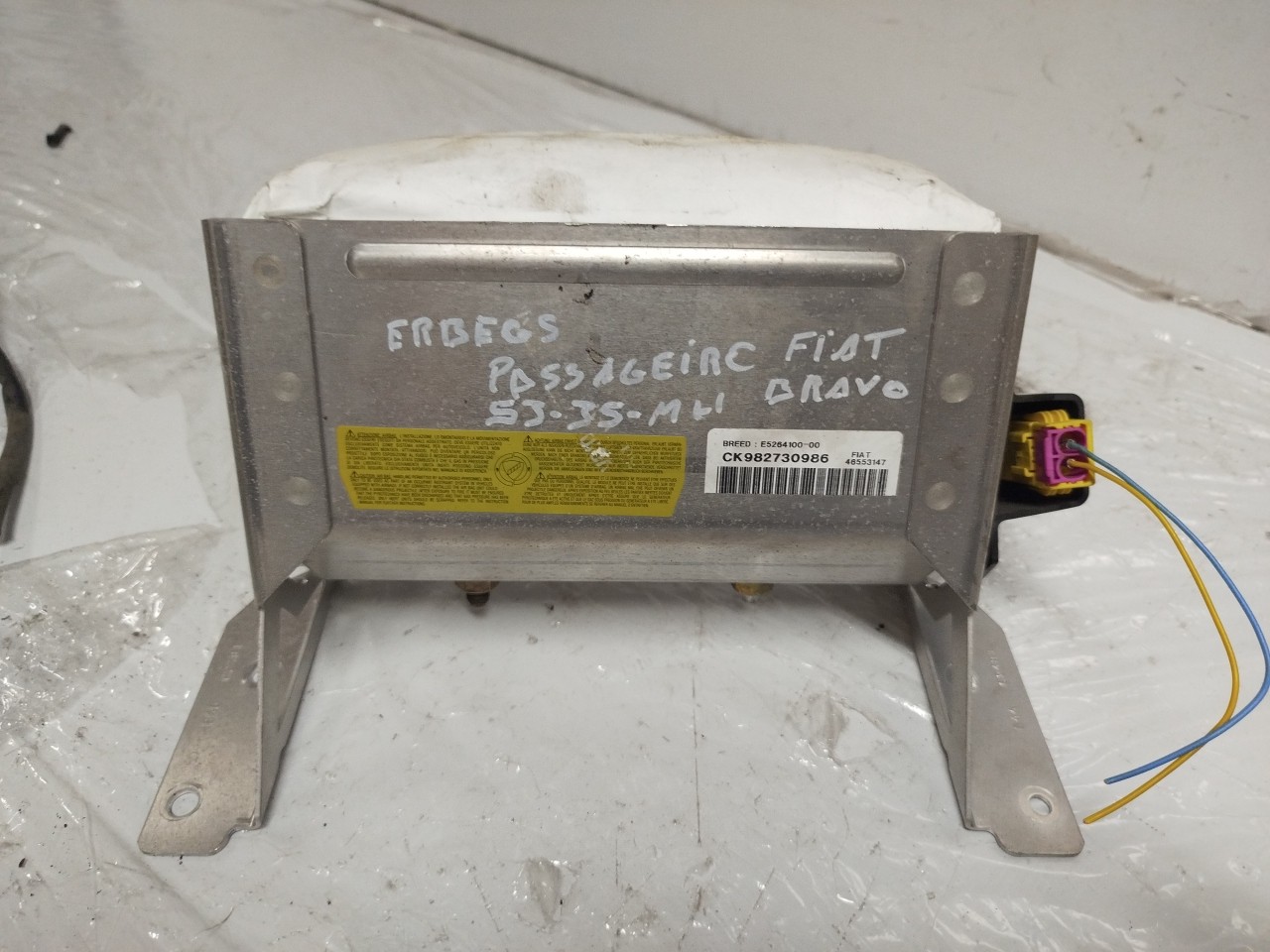 Airbag Passageiro FIAT BRAVO Van  de 2008 a 2014