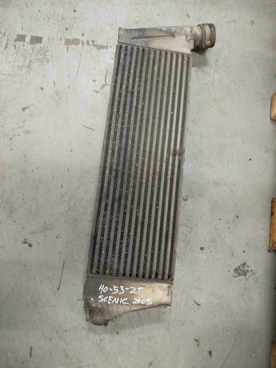 Radiador do Intercooler RENAULT SCÉNIC II  de 2003 a 2010