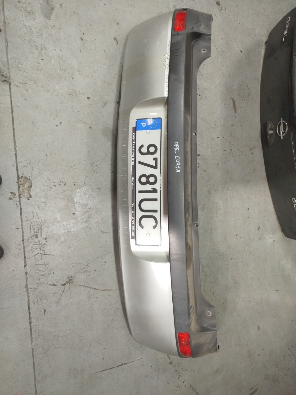 para choques tr opel corsa c  de 2000 a 2009