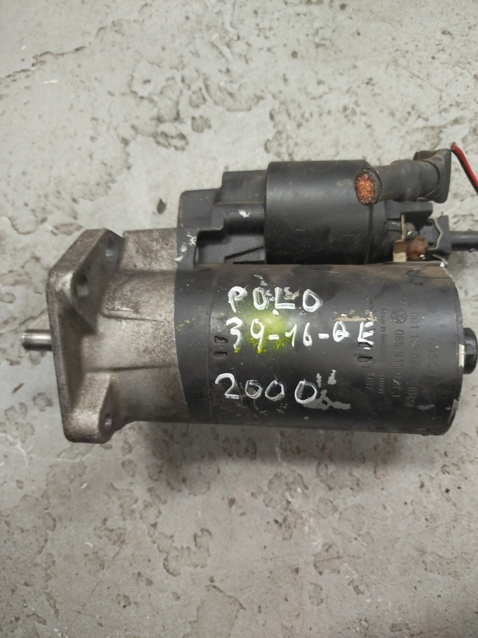 Motor de Arranque VOLKSWAGEN POLO  de 1999 a 2001