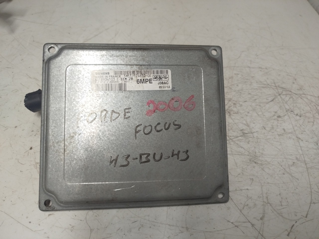 Centralina do Motor FORD FOCUS II  de 2004 a 2013