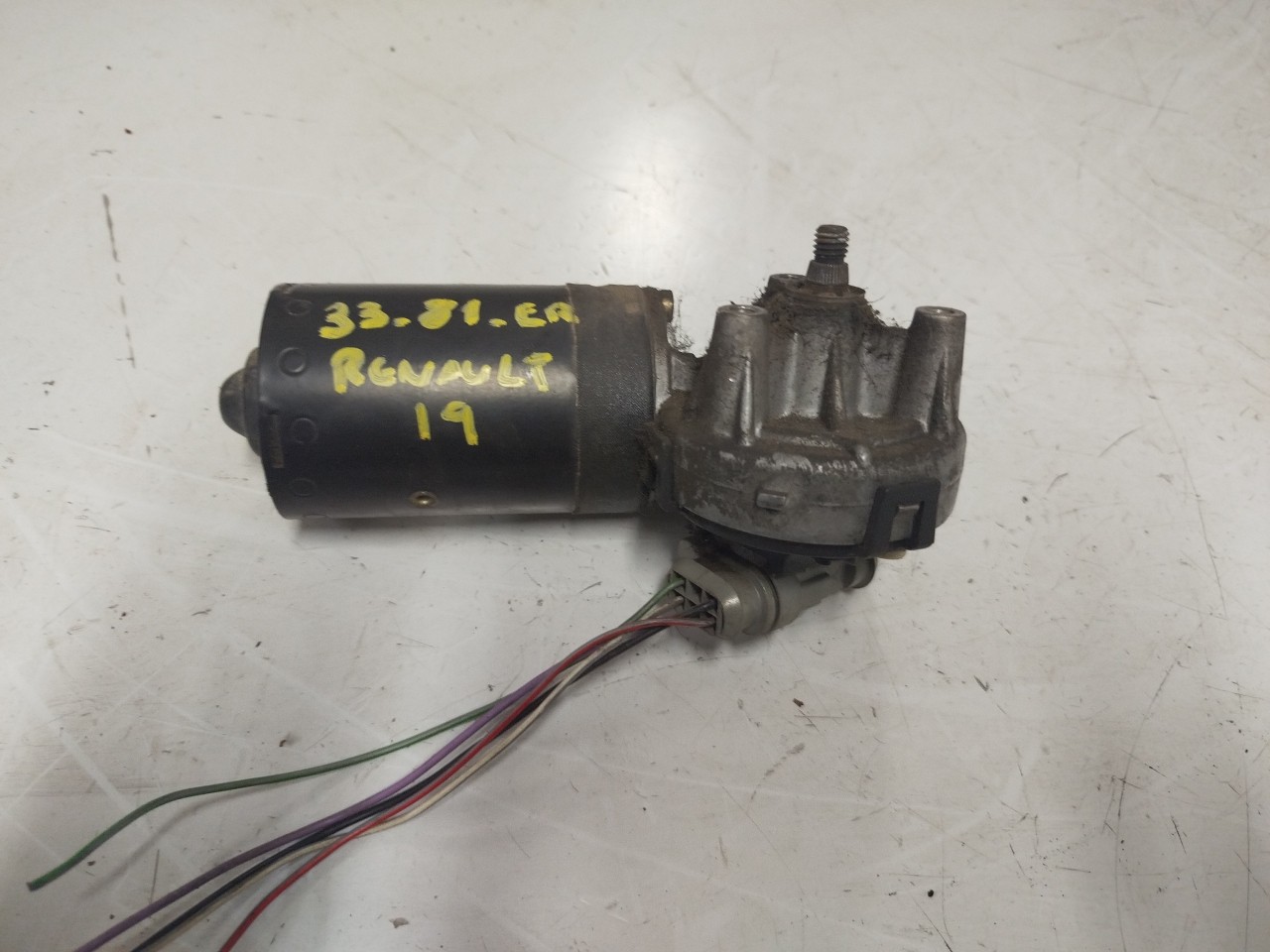 Motor Limpa Vidros TR RENAULT 19 II  de 1991 a 2001