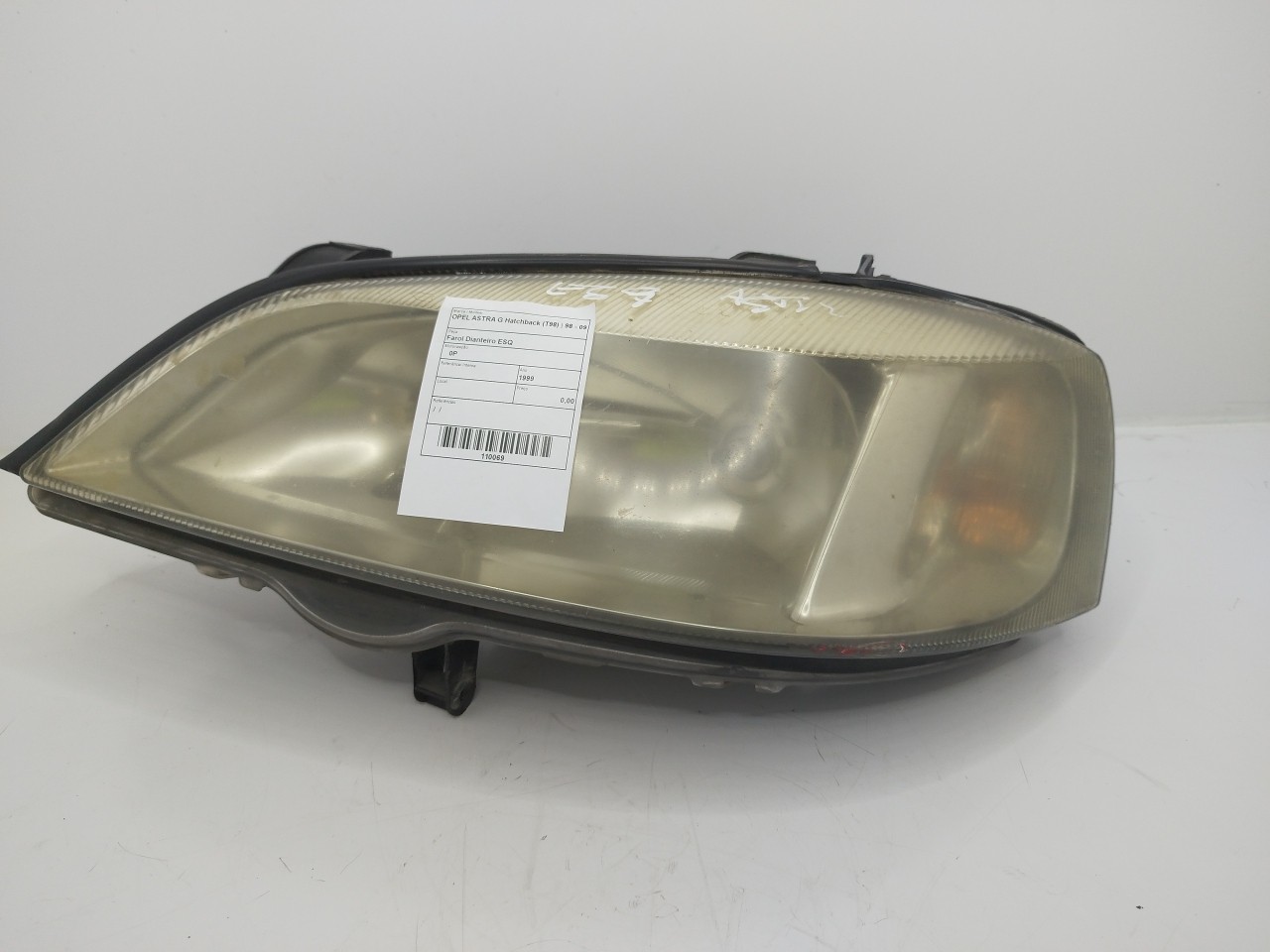 Farol/ Otica Dianteiro ESQ OPEL ASTRA G Hatchback  de 1998 a 2009