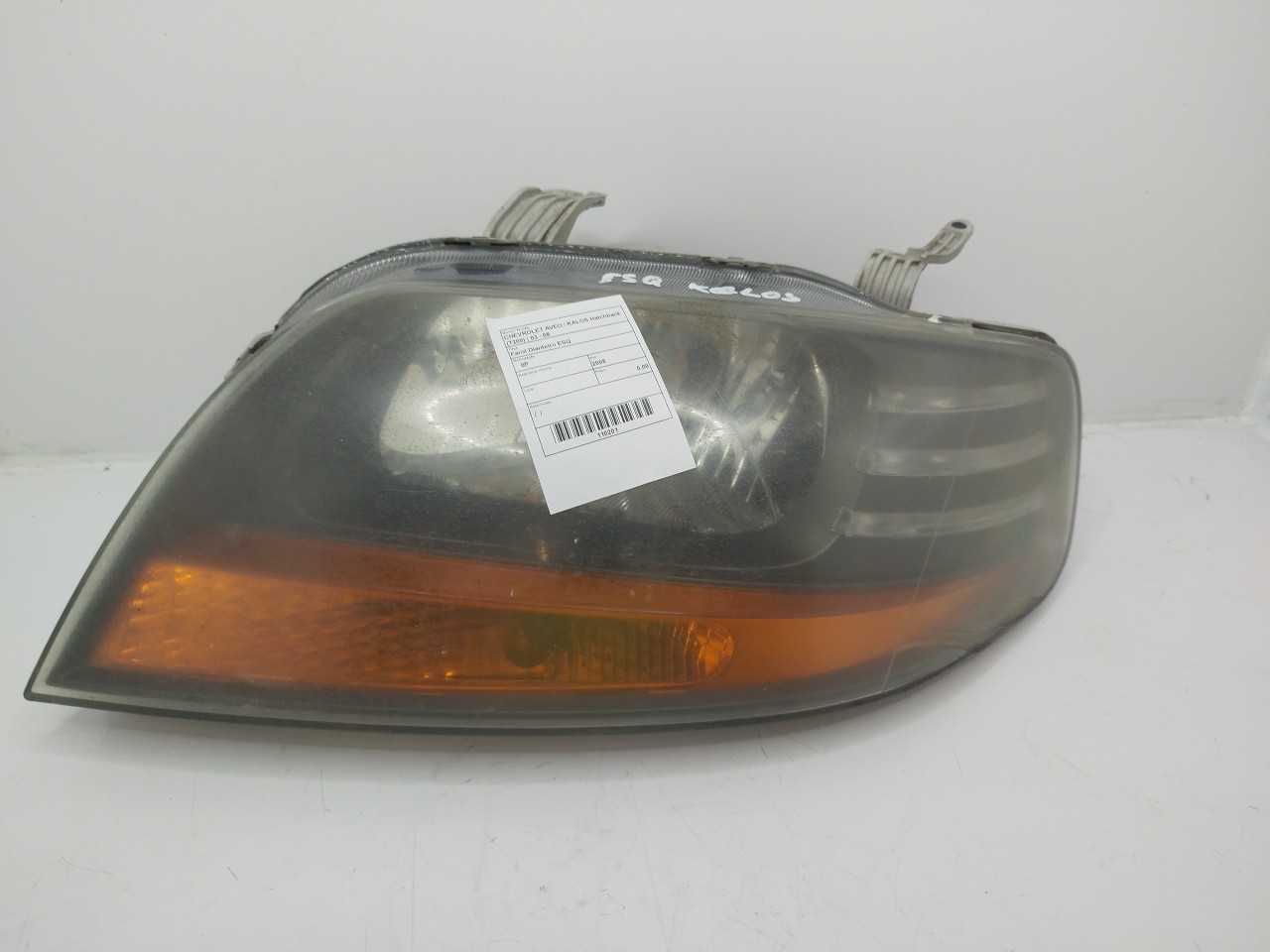 Farol/ Otica Dianteiro ESQ CHEVROLET AVEO / KALOS Hatchback  de 2003 a 2008