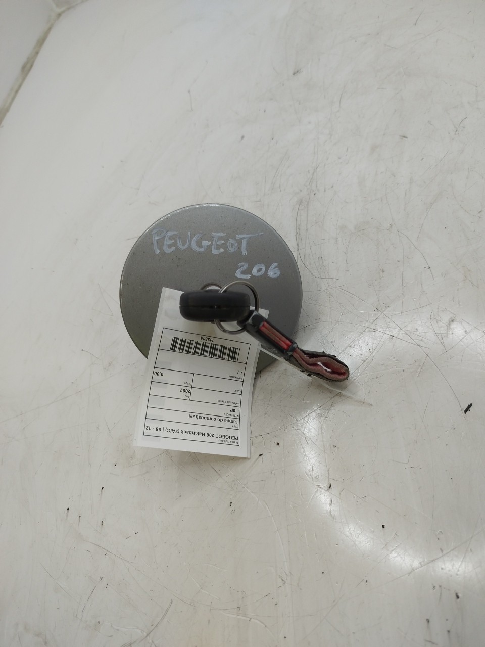 Tampa Deposito Combustível PEUGEOT 206 Hatchback  de 1998 a 2012