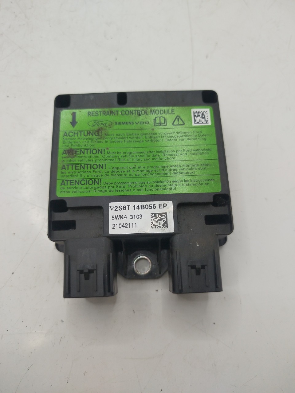 Centralina de Airbags FORD FIESTA V  de 2001 a 2014