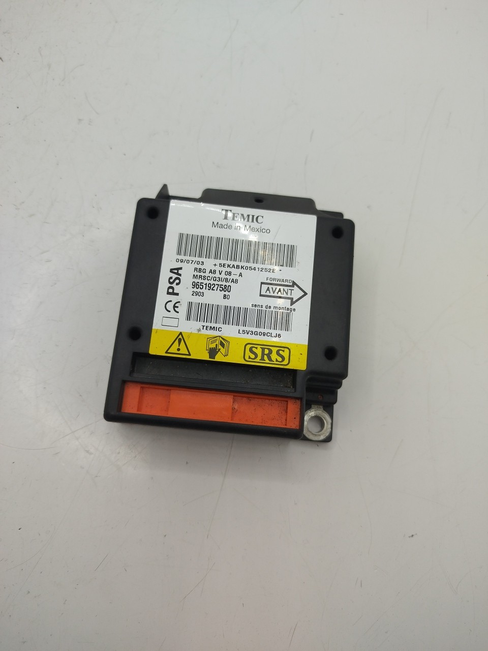 Centralina de Airbags CITROEN C3 I  de 2002 a 0