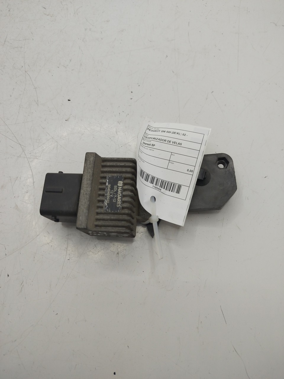 TEMPORIZADOR DE VELAS PEUGEOT 206 SW  de 2002 a 0