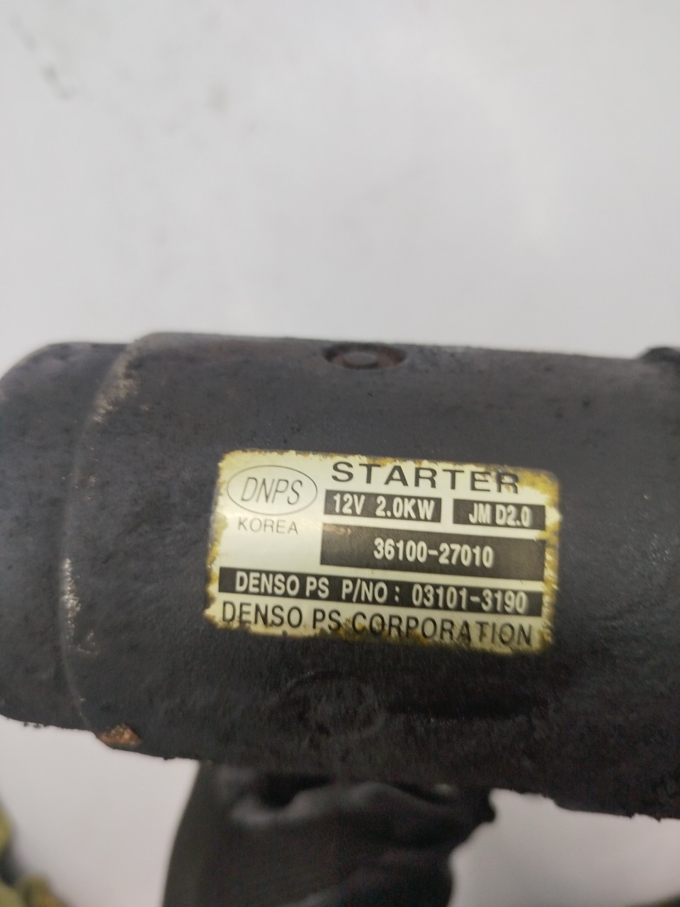 Motor de Arranque HYUNDAI SANTA FÉ II  de 2005 a 2015