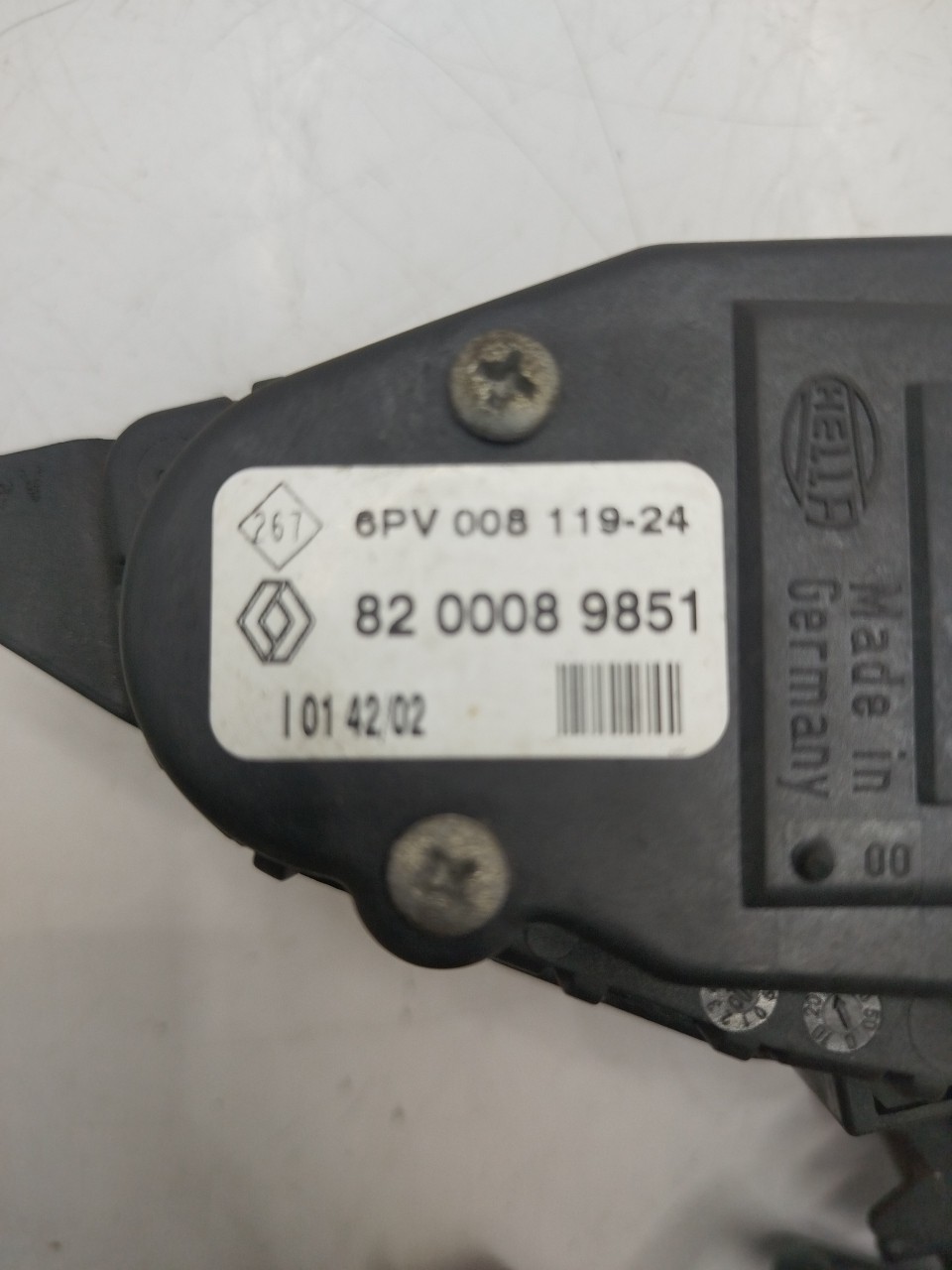 PEDAL ACELERADOR  RENAULT Clio II  de  a 