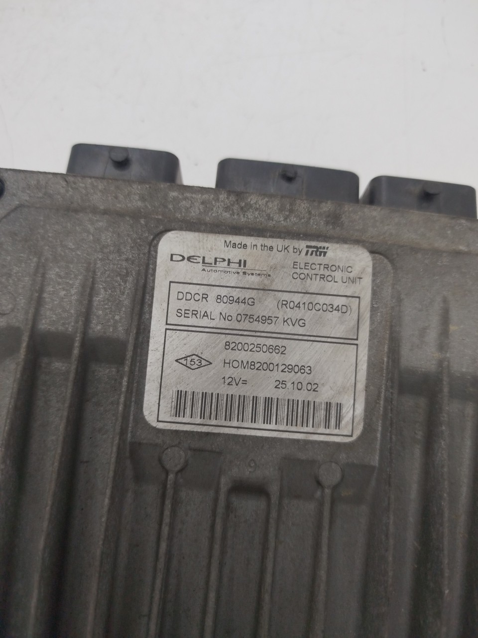 Centralina do Motor RENAULT Clio II  de  a 