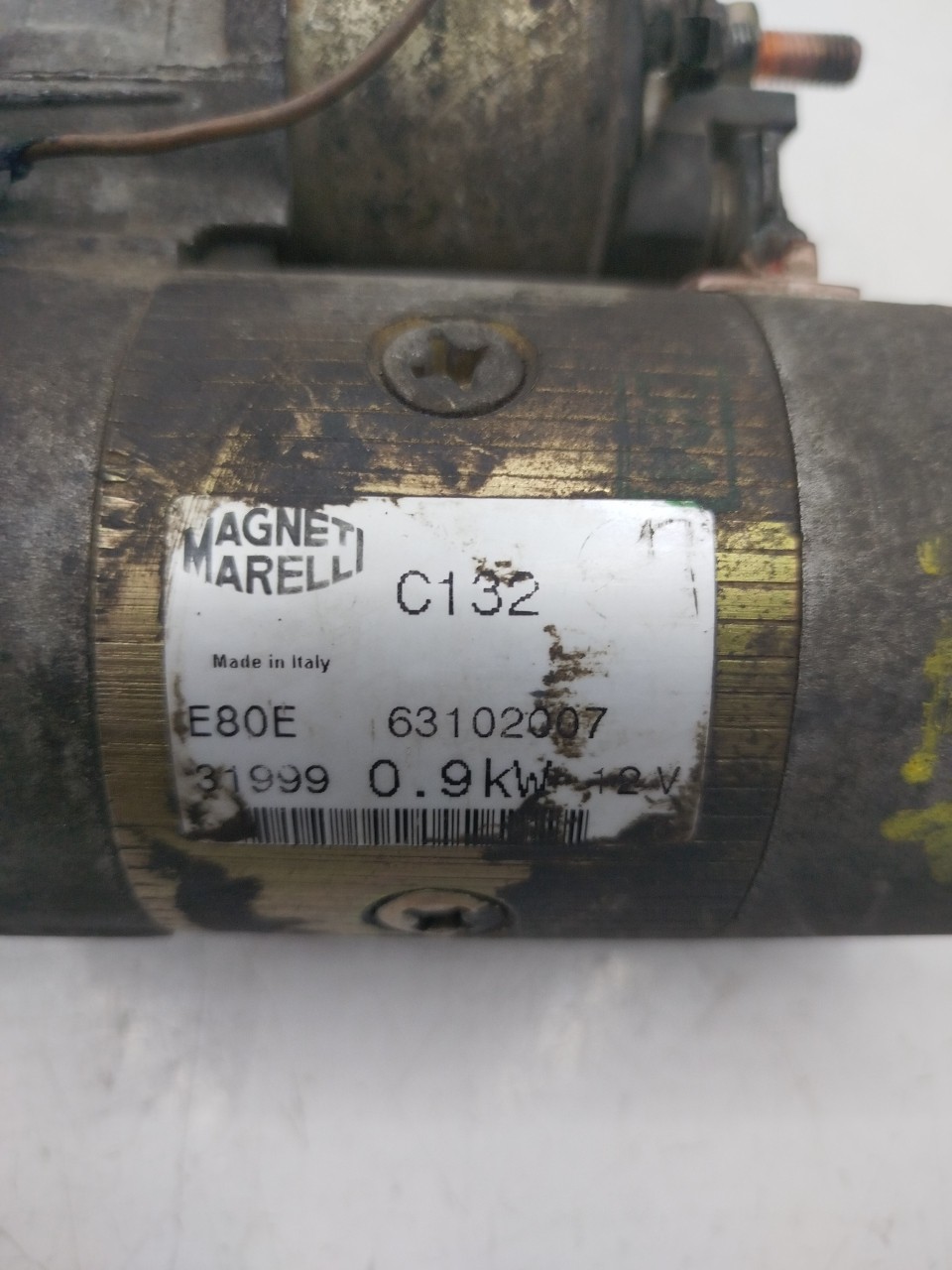 Motor de Arranque FIAT PUNTO  de 1999 a 2012