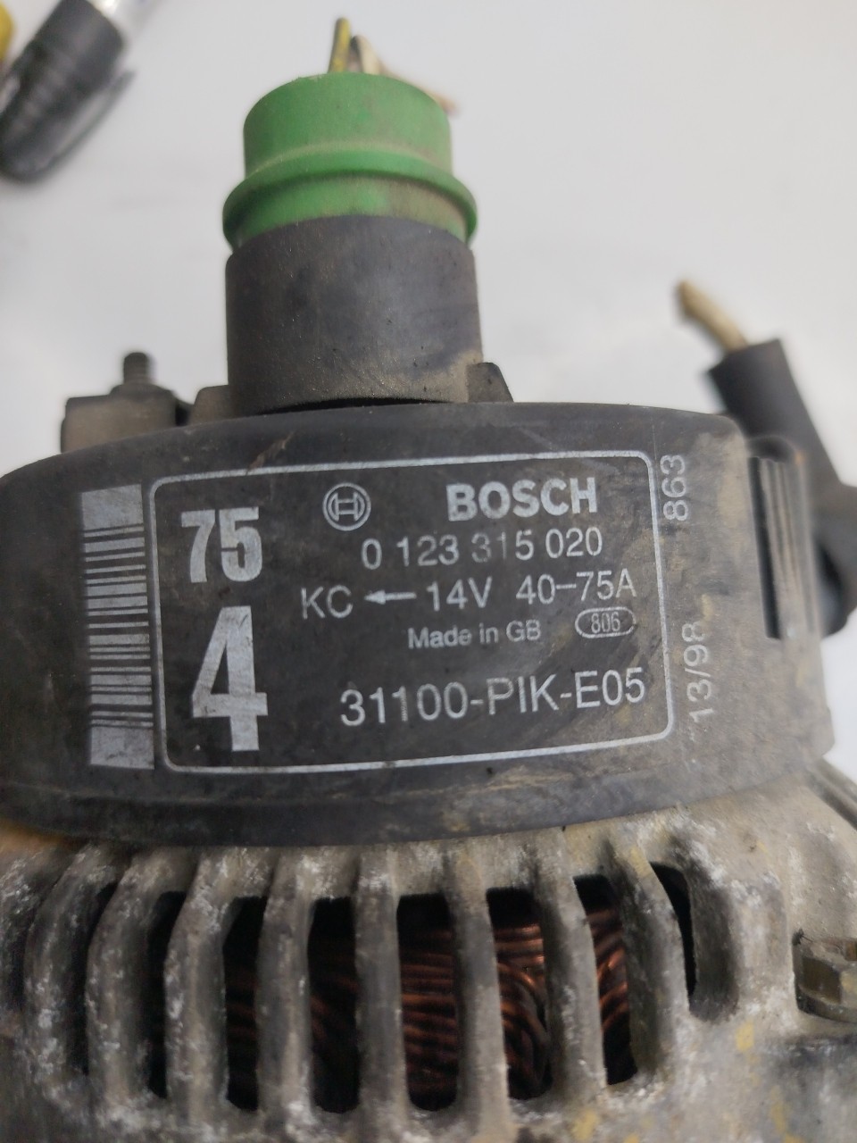 Alternador HONDA CIVIC VI Aerodeck  de 1998 a 2001