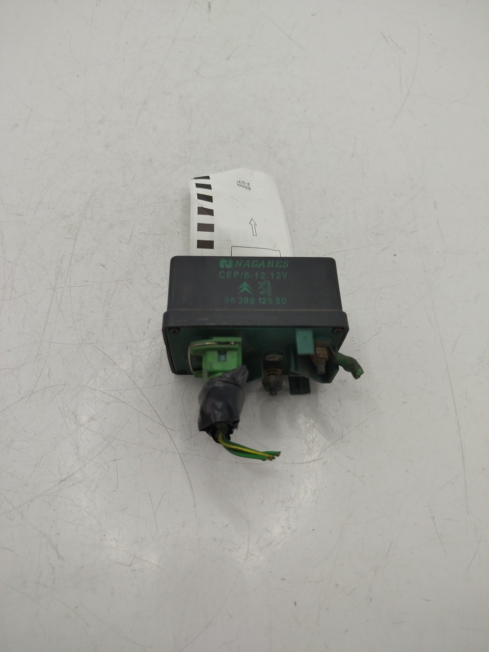 RELE DAS VELAS DE IGNIÇÃO CITROEN BERLINGO / BERLINGO FIRST Caixa  de 1996 a 2011