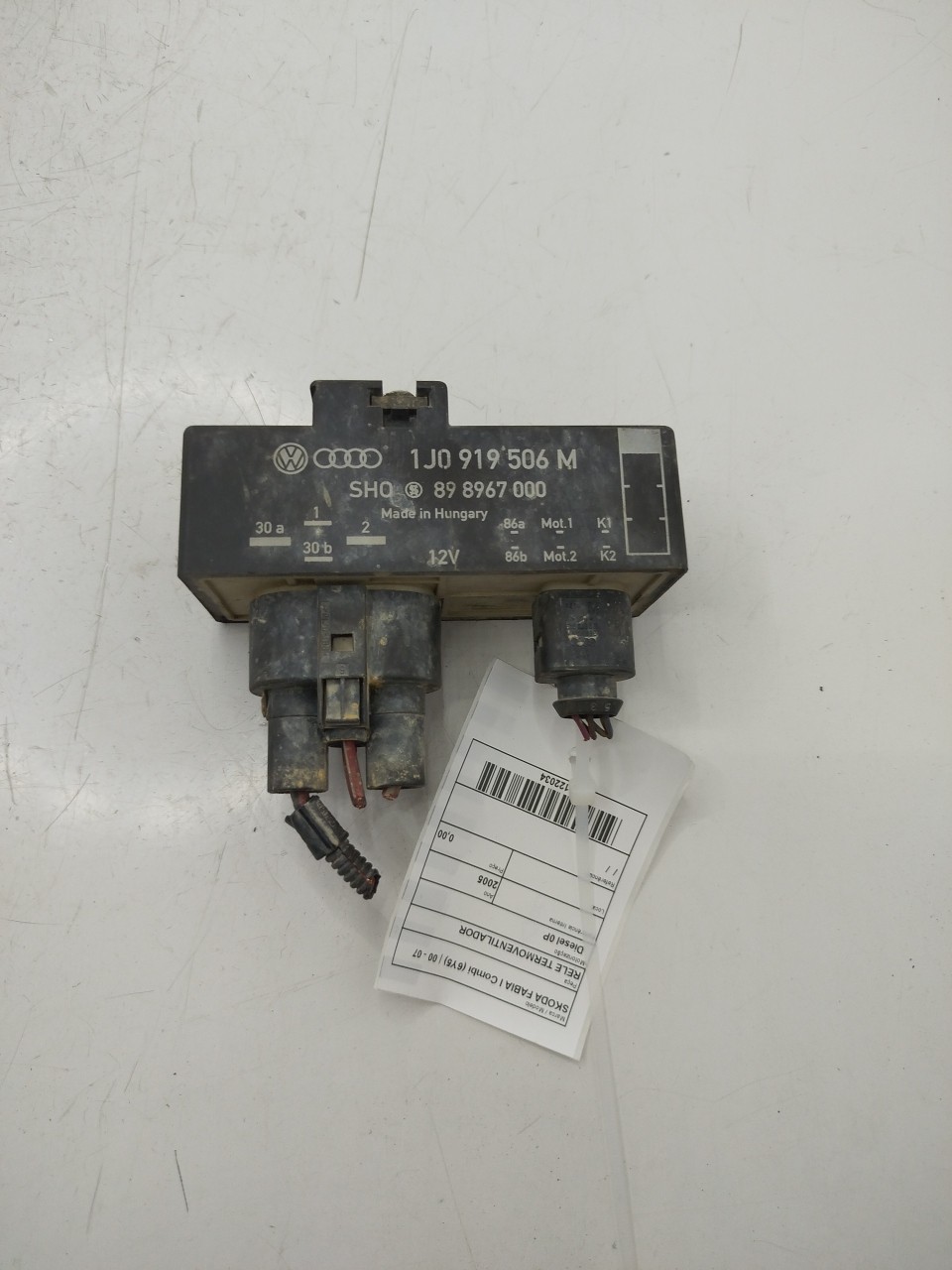 RELE TERMOVENTILADOR  SKODA FABIA I Combi  de 2000 a 2007