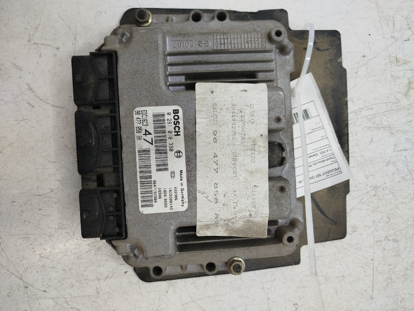 Centralina do Motor PEUGEOT 307  de 2000 a 2012